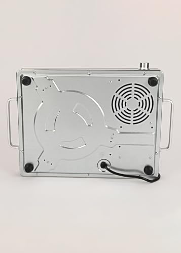 Image of Canvaplus Infrared Cooktop, 2500W, with Touch Control Panel, Shockproof Glass Surface, Fast and Efficient Cooking