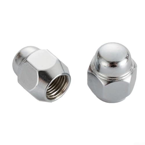 ZYWUOY Radbolzen x 2 for Hyundai Fahrzeuge 00–17 for Hyundai Radbolzen, Hochfeste Materialien, Sechskant, Stahl, Silber