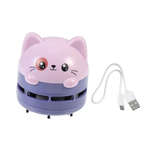 BRIGHTFUFU Mini Desktop Vacuum Countertop Vacuum Cleaner Easy to Use Store and Carry for Office and Home