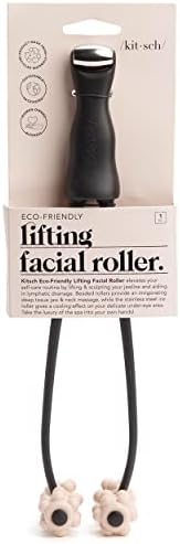 Kitsch Facial Lifting Roller for Wrinkles & Firming, 2-in-1 Eye & Face Massager Tool, Lymphatic Drainage Massager Rollers, Skin Roller for Face, Facial Rollers, Jawline Sculpting & Neck Lifting