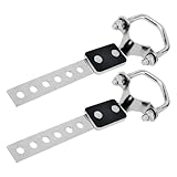 joytrace Heavy Duty Exhaust Hanger 2 Pcs Set - Universal Flexible Muffler Hanger Bracket with Anti-Vibration Design for Car, Truck, SUV Modification & Repair