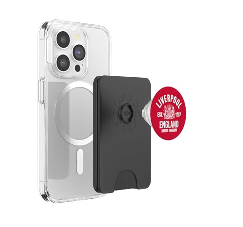 PopSockets PopWallet MagSafe Liverpool Blanco para Evitar Caídas y Olvido de Tarjetas 3