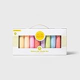 Sidewalk Chalk - 60 Piece in Assorted Colors - Non-Toxic and Washable Kids Creative Art - Sun Squad