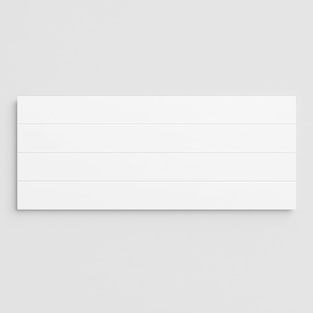 LA WEB DEL COLCHON Cabecero de Madera Rústico Vintage para Cama de 90 (100 x 44 cms.) Blanco nórdico | Cabeceros Madera | Dormitorio Matrimonio | Cabezal Cama |Estilo nórdico