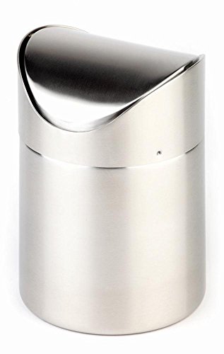 APS Tischrestebehälter, matt poliert, Abnehmbarer Schwingdeckel,...