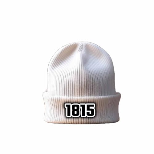 Bonnet à revers blanc 1815 Year pour protéger vos oreilles du vent froid