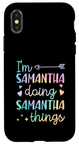 I'm Samantha Doing Samantha Things �p�[�\�i���C�Y ���O �X�}�z�P�[�X iPhone X/XS �p