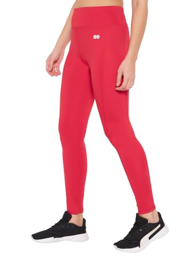 Image of Clovia Women's High Rise Active Regular Fit Tights With Side Pocket
