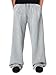 ZUGJAM Men's Baggy Sweatpants Wide Leg Lounge Sweat Pants with Pockets Grey L