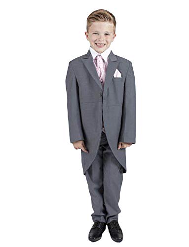 Costume de mariage garçon avec tailcoat moderne ajusté sans pli
