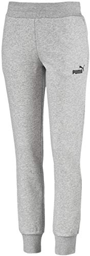 PUMA Women's Essentials Sweatpant, Light Gray Heather, 3X-Large