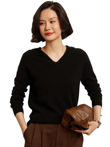 Sweat à capuche 100% cachemire de chèvre de qualité premium Niiyyjj