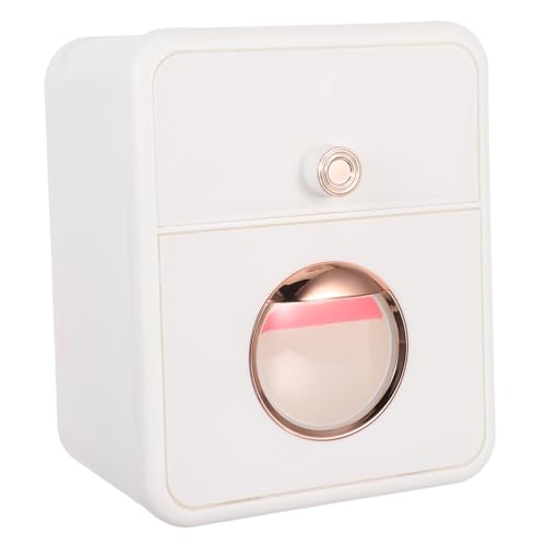 TOYANDONA Toilet Paper Holder with Shelf and Pullout Drawer Wall-mounted Space-saving Tissue Box for Bathroom Clean Cover Design for Hygienic Storage and Small Essentials Organization