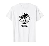 Vacaciones de recuerdo en Malta: viaje de verano con palmeras Camiseta