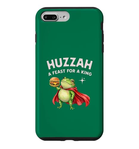 Huzzah Feast For A King Frog Knight �o�[�K�[ �Q�[�}�[ �X�i�b�N �X�}�z�P�[�X iPhone 7 Plus/8 Plus �p