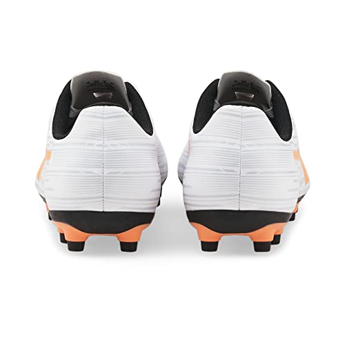PUMA Mens Rapido Iii Soccer Cleats Cleated, Firm Ground - Off White, Orange, White2