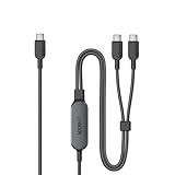 Anker USB-C ＆ USB-C ケーブル (2-in-1, 140W) 1.8m ブラック 急速充電 iPhone 17 / 16 / 15 GalaxyS24 / S23 MacBook Air/Pro iPad 他対応