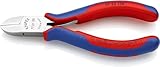 Knipex Alicates de corte diagonal para electrónica con fundas multicomponentes 130 mm 77 22 130