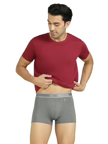 Image of XYXX CloudSoft Cotton Modal Underwear Trunks for Men | Snug Fit, 4-Way Stretch & Anti-Roll No-Marks Waistband