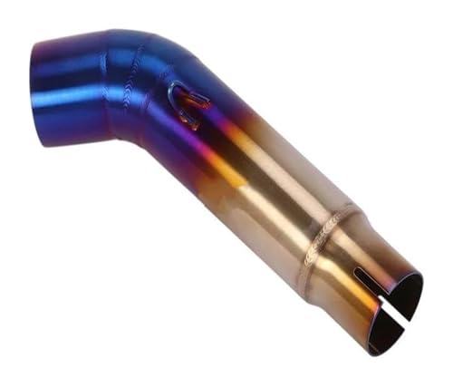 Lien d'échappement bleu 51mm en acier inoxydable pour GSX-S750