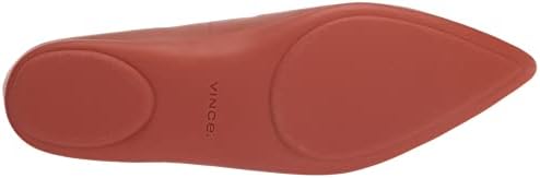 Vince Womens Lex Asymmetrical Flat Rust Amber Leather 6.5 M | Image 3