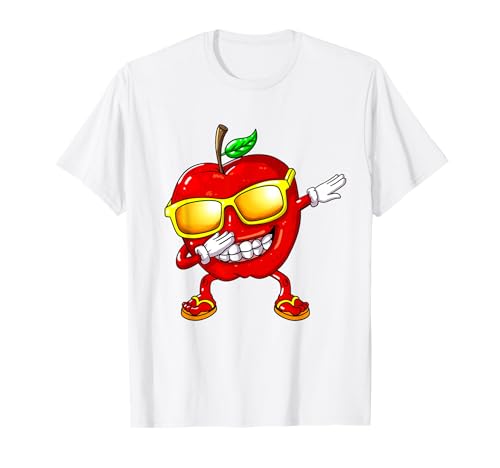 Fruit Apples Compote De Pommes Fan De Gâteau Aux Pommes Dab T-Shirt