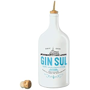 Gin Sul – 1 x 3l Hamburger handcrafted Premium Dry Gin 43% Vol, Doppelmagnum mit Metall Ausgießer als Geschenk, Aromen…