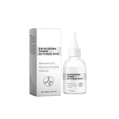 Tónico Exfoliante E Hidratante - Con ácido Hialurónico Y Glicólico Para Una Piel Radiante Y Uniforme - Limpiador Facial Suave Que Equilibra Sebo E Hidratación - 100ml