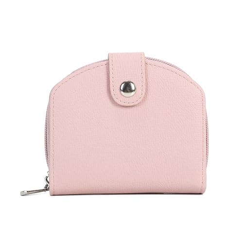 Women Short Purse Card Holder Small Wallet PU Leather Coin Purse Solid Color Wallet Stylish Change Purse for Daily