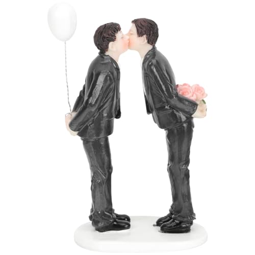 Toyvian Figurines d'amour Décorations De Gâteaux Mariage en Résine 6.10 X 3.54 X 2.36 Pouces...