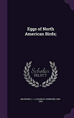 Eggs of North American Birds; 1341953149 Book Cover