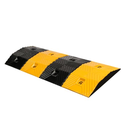 Ralentisseur caoutchouc modulable bosses d'allée et tapis de pente voiture 100x35x4cm