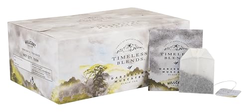 Image of Timeless Blends by The Hillcart Tales Darjeeling Muscatel Tea Bags 100 Pieces, Premium Black Tea Leaves With Delicious Musky Floral Overtones Flavour, Contains Antioxidants Helps Relaxation, 200 gms