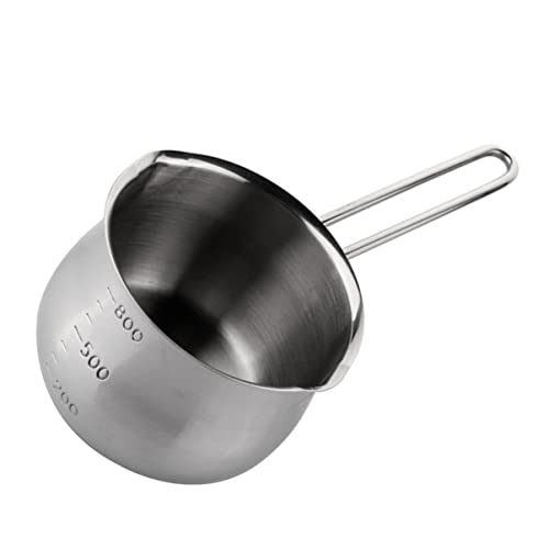 NAMOARLY 1pc Stainless Steel Melting Pot for Butter and Cheese Versatile Double Boiler for Chocolate Kitchen Essential for Cooking and Baking