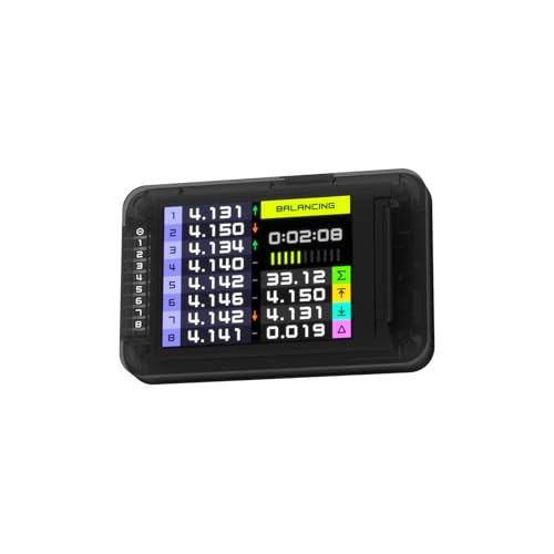 ISDT Active Battery Balancer with Voltage Display for 2S to 8S XH2.54 Cell Lithium3A Fast Voltage Equalizer Smart Battery Voltage Tester for Lifepo4 LiPo - BL8