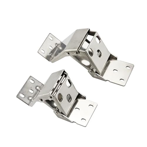 Charnière 4 axes inox 304 pour armoire de commande - 6