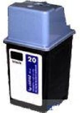 HouseOfToners Ink Cartridge Replacement for HP 20 C6614DN, Black