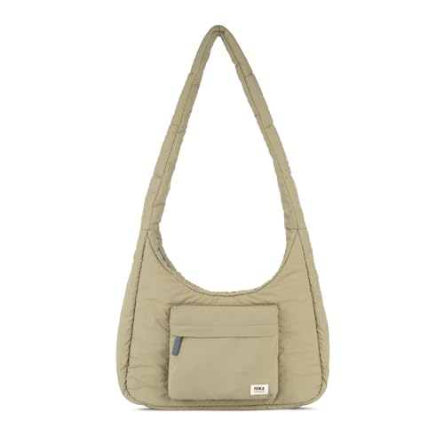 ROKA London Belsize Taslon - Bolso de hombro mediano, marrón, m