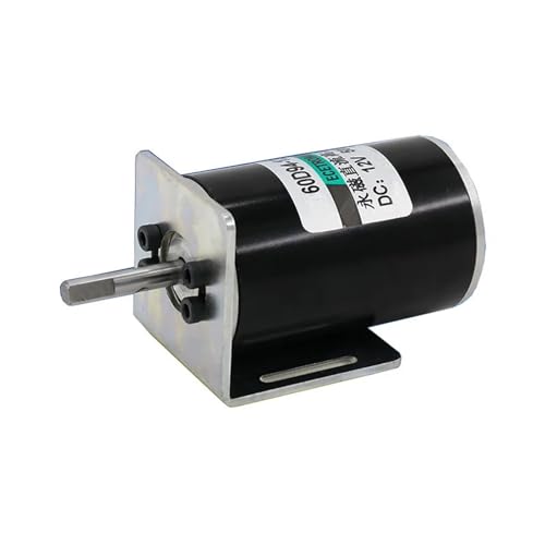 Moteur permanent CC 12V 5000 tr/min arbre unique 80W pour mini automatisme - 5