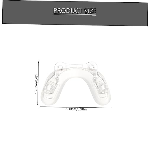 Lurrose 3 Pçs Óculos Transparentes De Silicone Almofada Nasal Almofada De Nariz De Sela Integrada Fu
