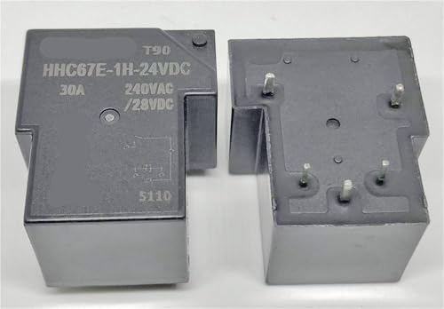 Relais 5 broches T90 24V 30A HHC67E haute capacité de coupure