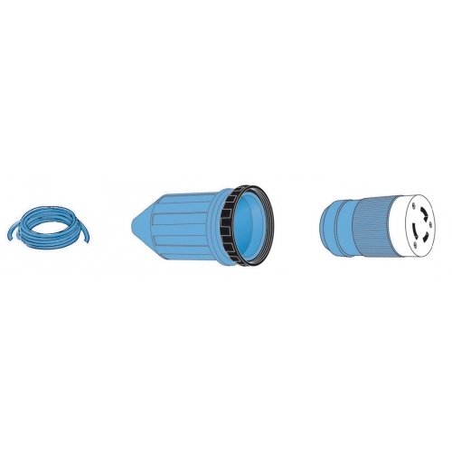 OSCULATI Spina + Cavo 10 m Blu 50 A
