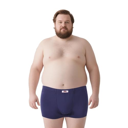 Men's Big and Tall Boxer Briefs Cotton Comfortbale Soft Breathable Men Underwear for Big Men Boxer Briefs