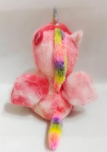 Image of Niku Unicorn Baby with Wings Stuffed Soft Toy for Kids Girls Baby Boy | Teddy Bear Plush | Best Gift for Birthday Valentines Anniversary (33 cm, Red)