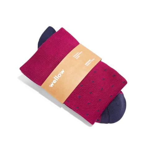 Image of Wellow Knee High Compression Socks for Men & Women - Made with Viscose from Bamboo, Swelling & Pregnancy Support