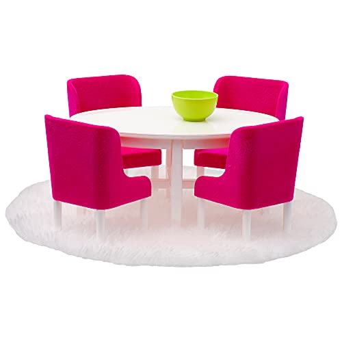 Hottest Sales Lundby 60208000 Dining Room Set, cerice.White.Green