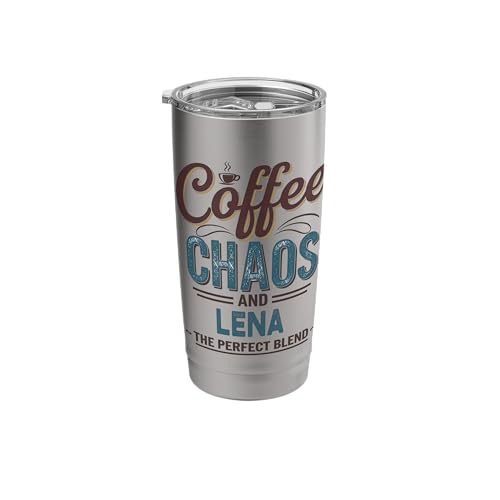 Lena Personalized Cute Coffee Girls Lena Name Stainless Steel Ins...