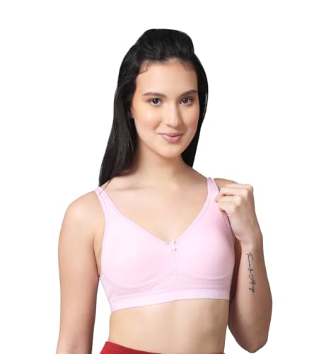 Image of Pack of 1 Non Padded Wire Free Seamless Full Coverage Sports Bra