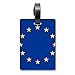 Étiquette d'identification pour Valise de Voyage Drapeau National de l'Union européenne