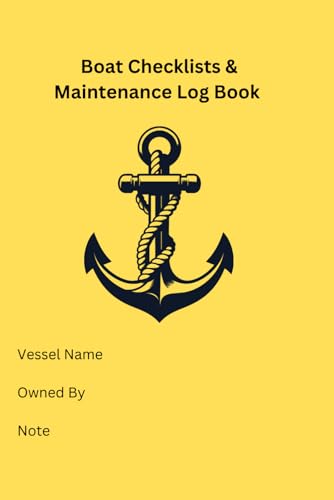 Boat Checklists & Maintenance Log Book - Yellow So You